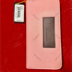 Bebe Pink Wallet with Sleek Minimalist Design